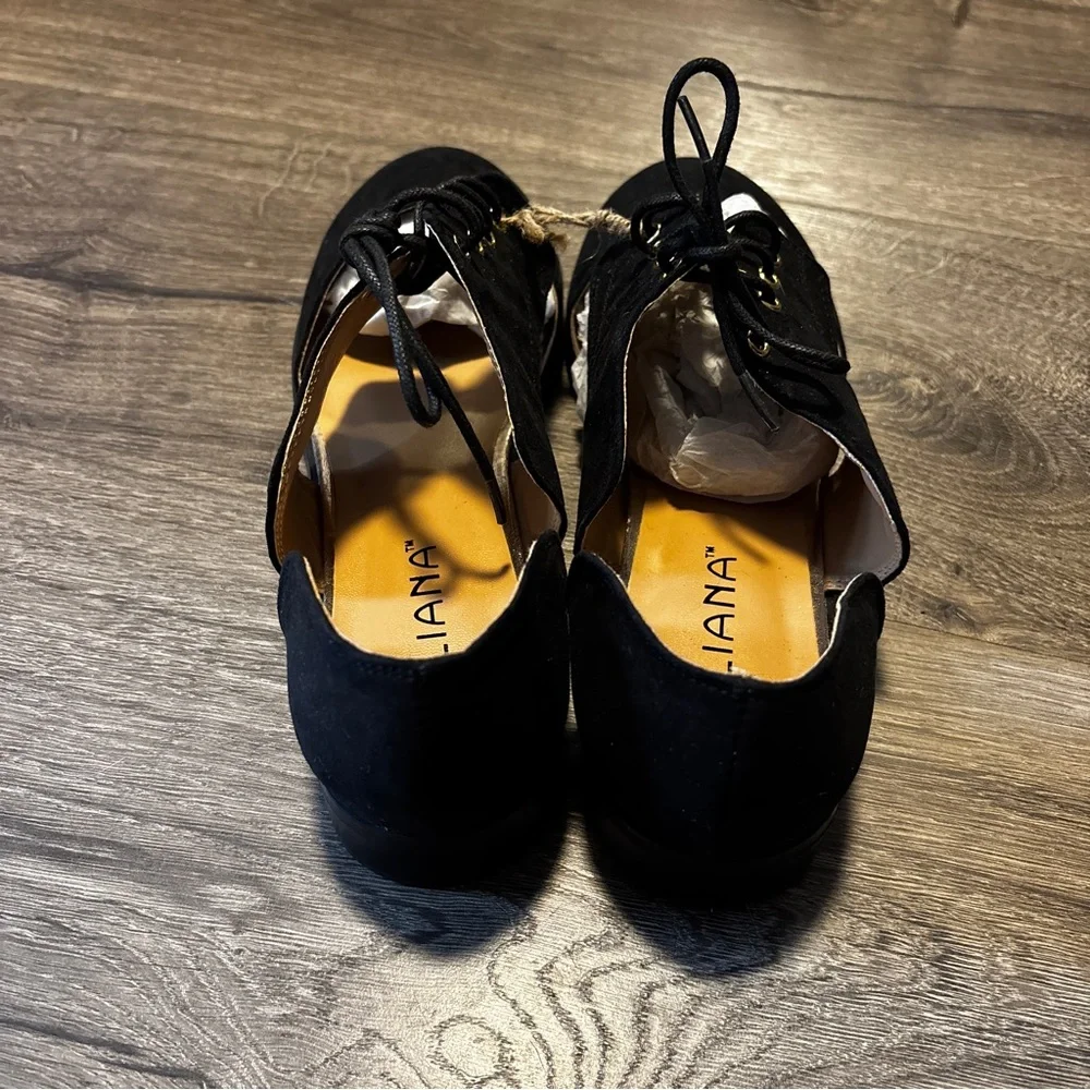 Elegant Black Oxford Sandals - Picture 3 of 6